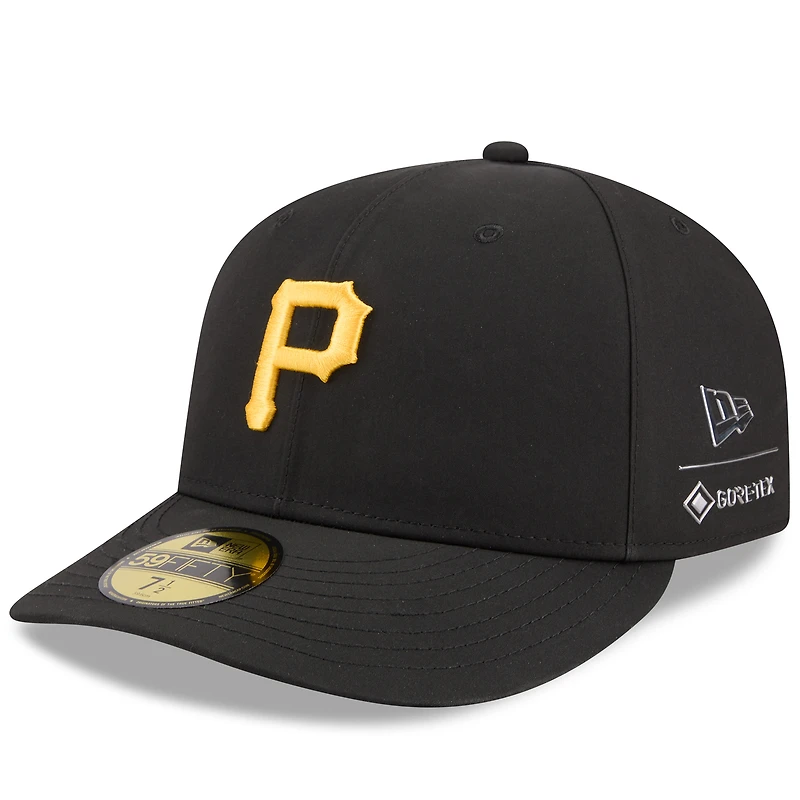 Casquette ajustée New Era x GORE-TEX noire Pittsburgh Pirates 59FIFTY pour homme