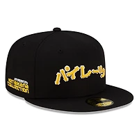 Casquette ajustée 59FIFTY noire New Era x Hyperfly des Pirates de Pittsburgh pour homme