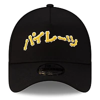 Men's New Era x Hyperfly Black Pittsburgh Pirates A-Frame 9FORTY Adjustable Hat