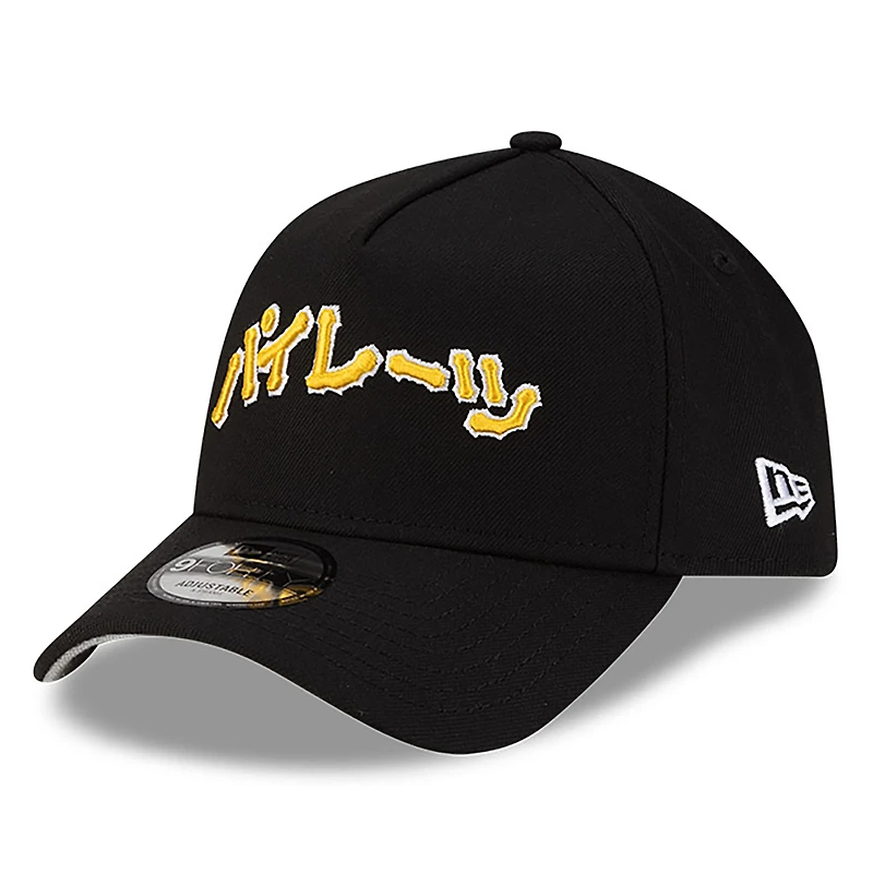 Casquette ajustable A-Frame 9FORTY noire New Era x Hyperfly pour homme des Pirates de Pittsburgh
