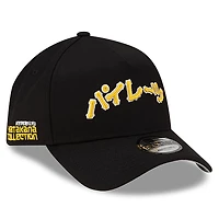 Men's New Era x Hyperfly Black Pittsburgh Pirates A-Frame 9FORTY Adjustable Hat
