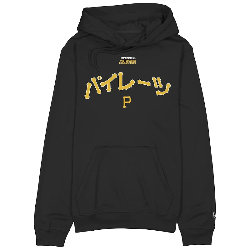 Sweat à capuche noir New Era x Hyperfly des Pirates de Pittsburgh pour homme