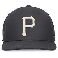 Casquette Snapback Nike anthracite Pittsburgh Pirates Statement Pro pour homme