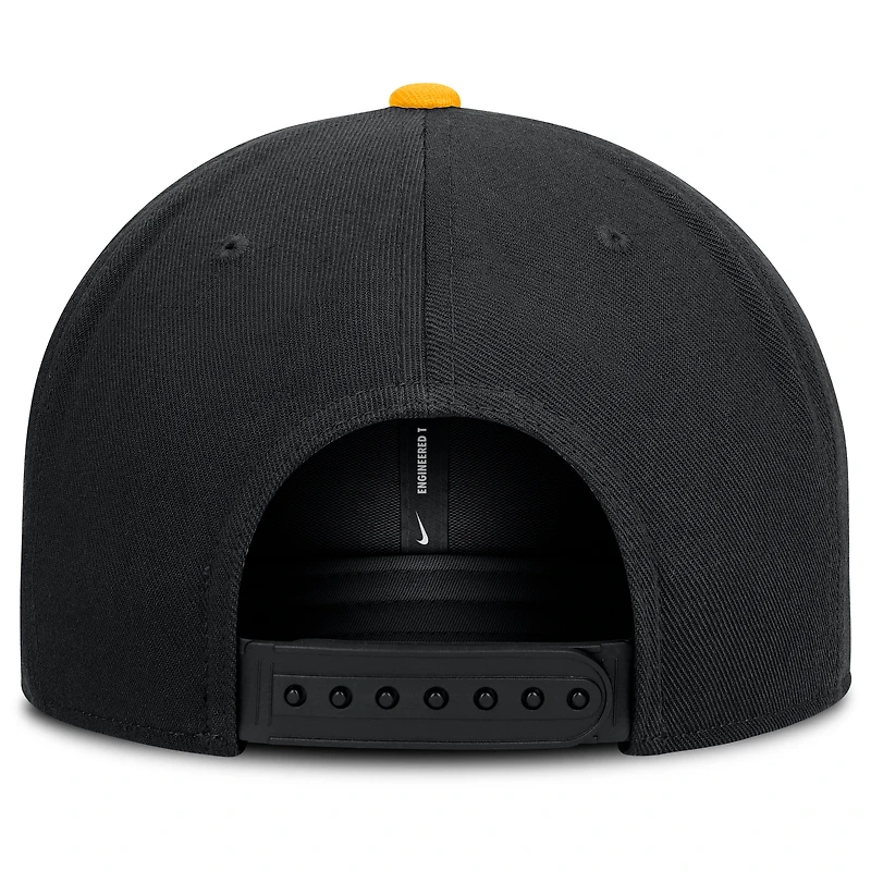 Men's Nike  Black/Gold Pittsburgh Pirates Primetime Pro Dri-FIT Snapback Hat