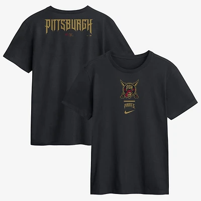 T-shirt Nike noir Pittsburgh Pirates 2026 City Connect 2-Hit pour homme
