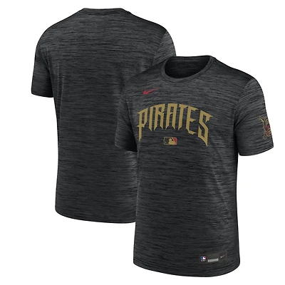 Men's Nike Black Pittsburgh Pirates 2026 City Connect Authentic Collection Velocity Dri-FIT T-Shirt