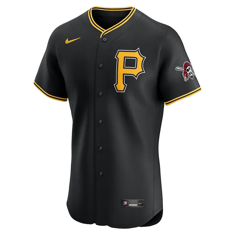 Maillot Nike noir Alternate Elite des Pirates de Pittsburgh pour homme