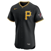 Maillot Nike noir Alternate Elite des Pirates de Pittsburgh pour homme