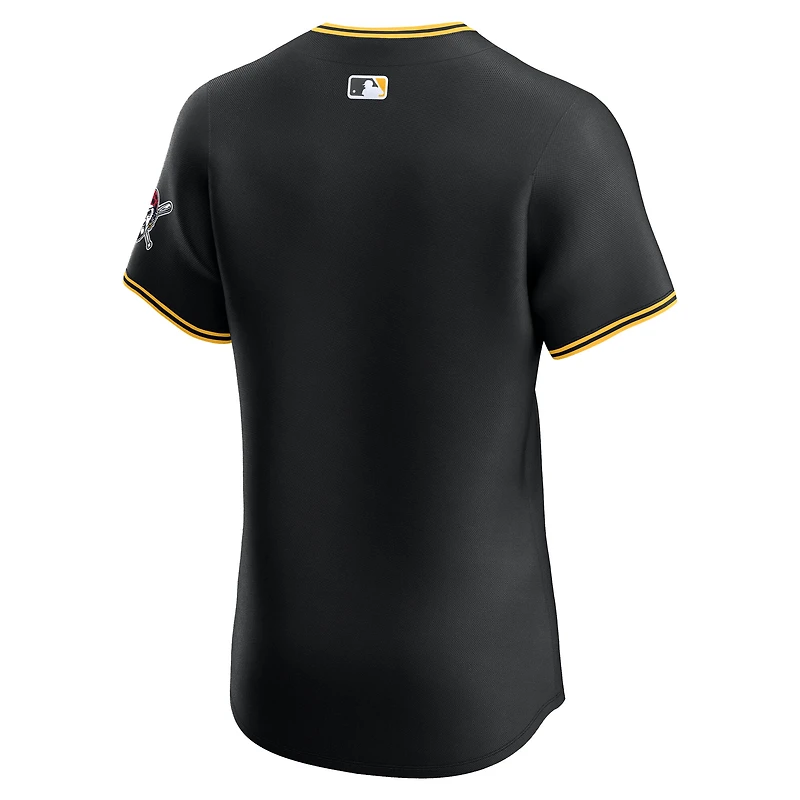 Maillot Nike noir Alternate Elite des Pirates de Pittsburgh pour homme