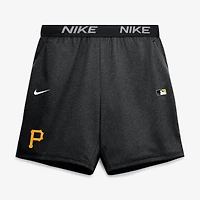 Men's Nike Black Pittsburgh Pirates Authentic Collection Dri-FIT Knit Shorts