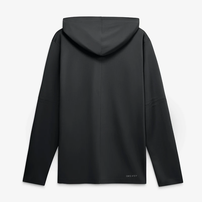 Men's Nike Black Pittsburgh Pirates Authentic Collection Dri-FIT Long Sleeve Hooded T-Shirt
