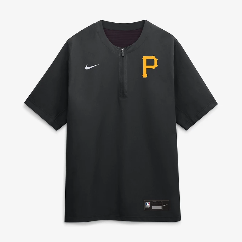 Coupe-vent Nike Pittsburgh Pirates Authentic Collection Dri-FIT noir pour homme