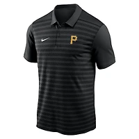 Polo Nike Victory Performance pour homme de la collection authentique des Pirates Pittsburgh noir