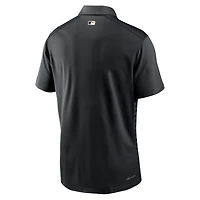 Polo Nike Victory Performance pour homme de la collection authentique des Pirates Pittsburgh noir