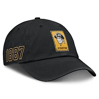 Casquette ajustable Nike noire Pittsburgh Pirates Cooperstown Club pour homme