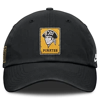 Casquette ajustable Nike noire Pittsburgh Pirates Cooperstown Club pour homme