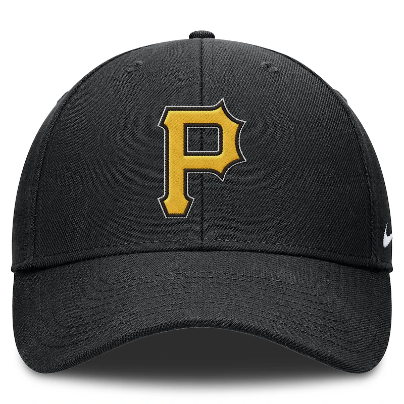 Men's Nike Black Pittsburgh Pirates Dri-FIT Club Adjustable Hat