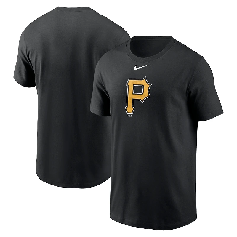 T-shirt Nike pour homme, noir, Pittsburgh Pirates Fuse, grand logo