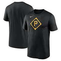T-shirt Nike Performance Icon Legend des Pirates de Pittsburgh pour homme, noir