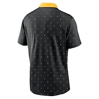 Polo Nike noir Legacy Icon Vapor Dri-FIT pour homme des Pirates de Pittsburgh
