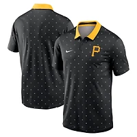 Polo Nike noir Legacy Icon Vapor Dri-FIT pour homme des Pirates de Pittsburgh