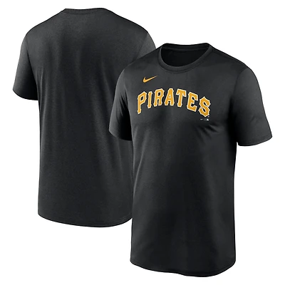 T-shirt Nike noir pour homme, motif Fuse Legend des Pirates de Pittsburgh