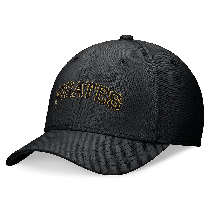 Casquette Nike Performance Flex noire pour homme des Pirates de Pittsburgh