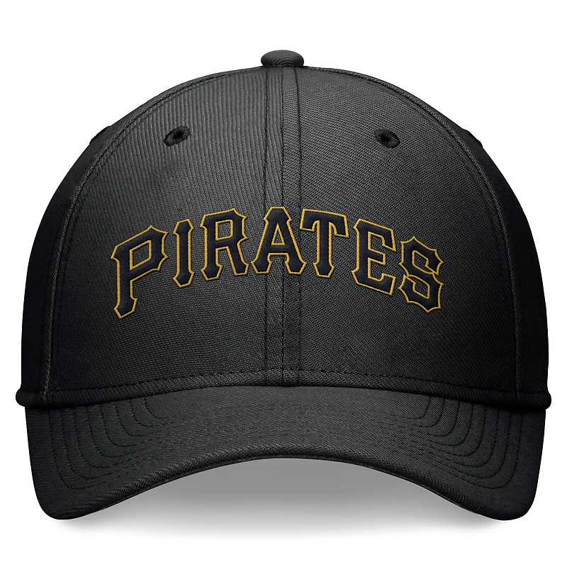 Casquette Nike Performance Flex noire pour homme des Pirates de Pittsburgh