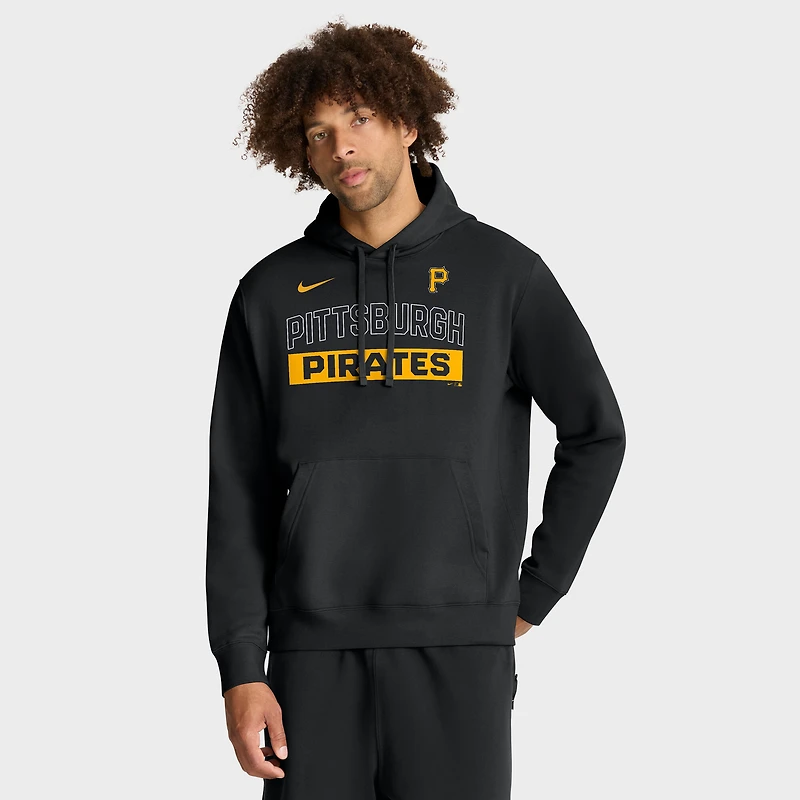 Sweat à capuche Nike noir Pittsburgh Pirates Primetime Club pour homme