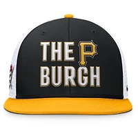 Casquette Snapback Pro Trucker Nike noire pour homme des Pirates de Pittsburgh