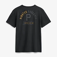 Men's Nike Black Pittsburgh Pirates Split Logo T-Shirt
