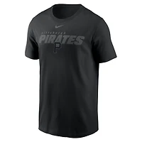 T-shirt Nike noir Pittsburgh Pirates Tonal Club pour homme