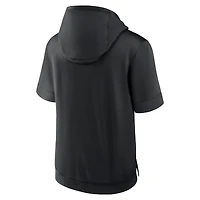 Men's Nike Black Pittsburgh Pirates Tri Code Lockup Short Sleeve Pullover Hoodie