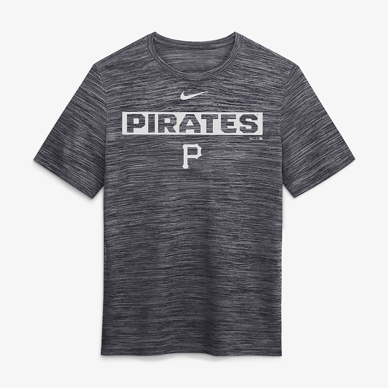 Men's Nike Black Pittsburgh Pirates Velocity Dri-FIT T-Shirt