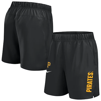 Men's Nike Black Pittsburgh Pirates Woven Victory Dri-FIT Shorts