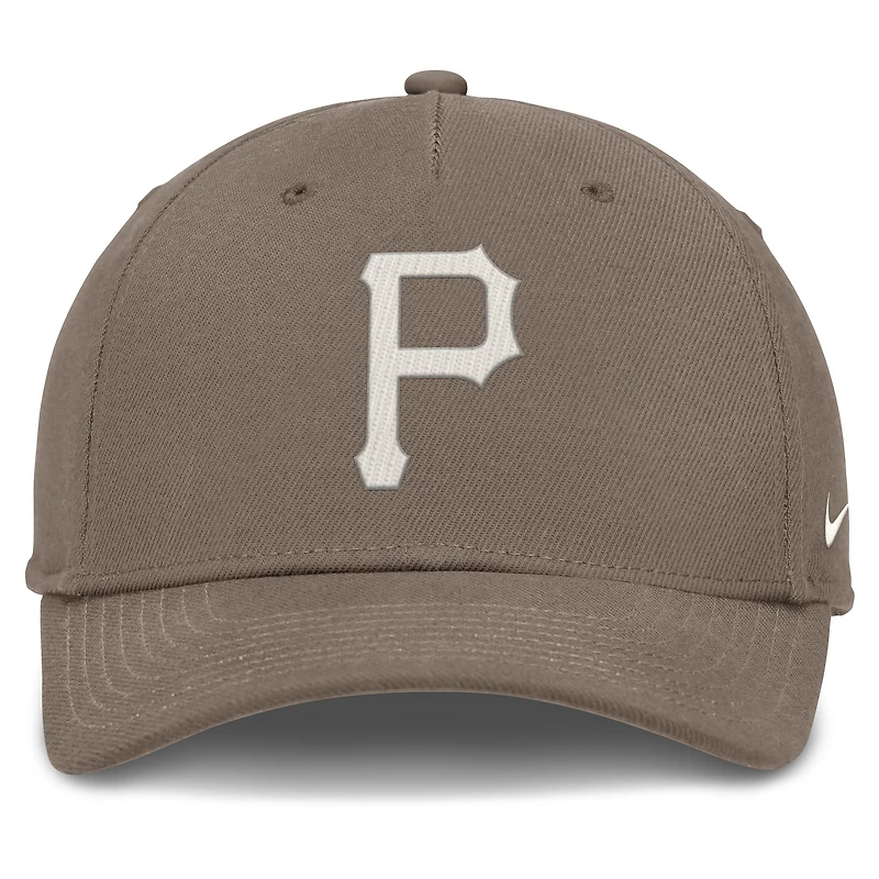 Casquette ajustable Nike pour homme Pittsburgh Pirates Rise Performance marron