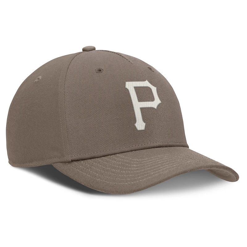 Casquette ajustable Nike pour homme Pittsburgh Pirates Rise Performance marron