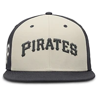 Men's Nike  Cream Pittsburgh Pirates Dri-FIT True Fitted Hat