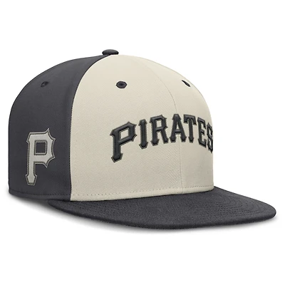 Casquette ajustée Nike Pittsburgh Pirates crème pour homme Dri-FIT True