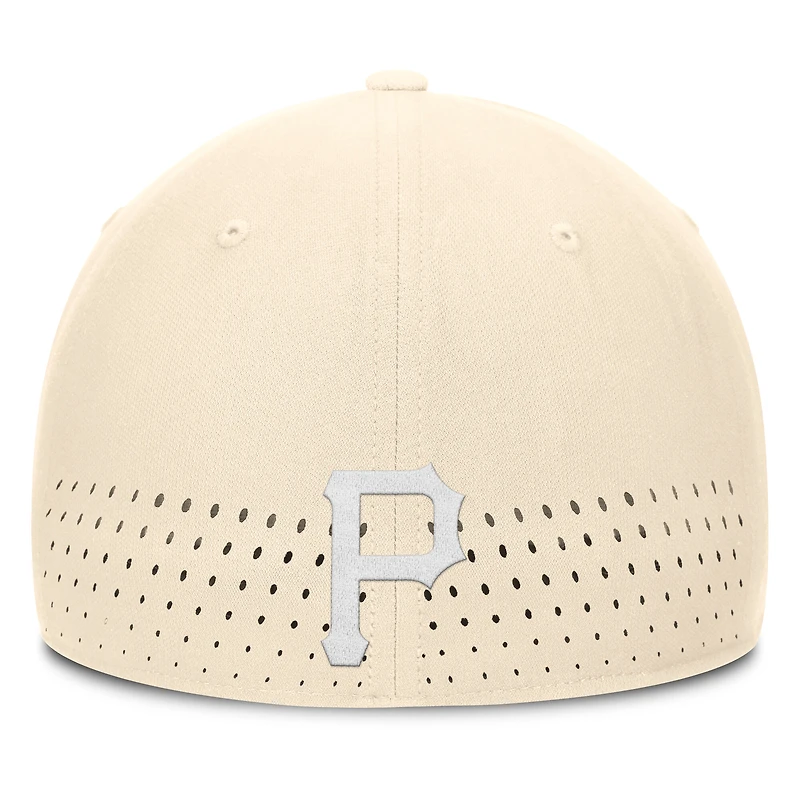 Casquette Nike Performance Flex crème des Pirates de Pittsburgh pour homme
