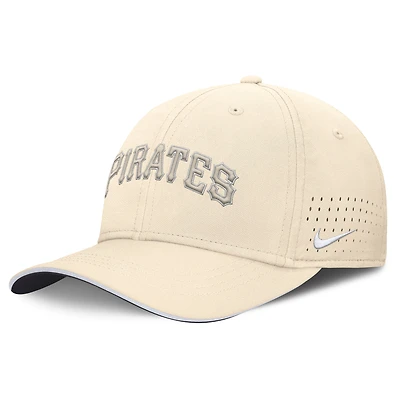 Casquette Nike Performance Flex crème des Pirates de Pittsburgh pour homme