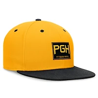 Men's Nike Gold/Black Pittsburgh Pirates City Connect True Fitted Hat