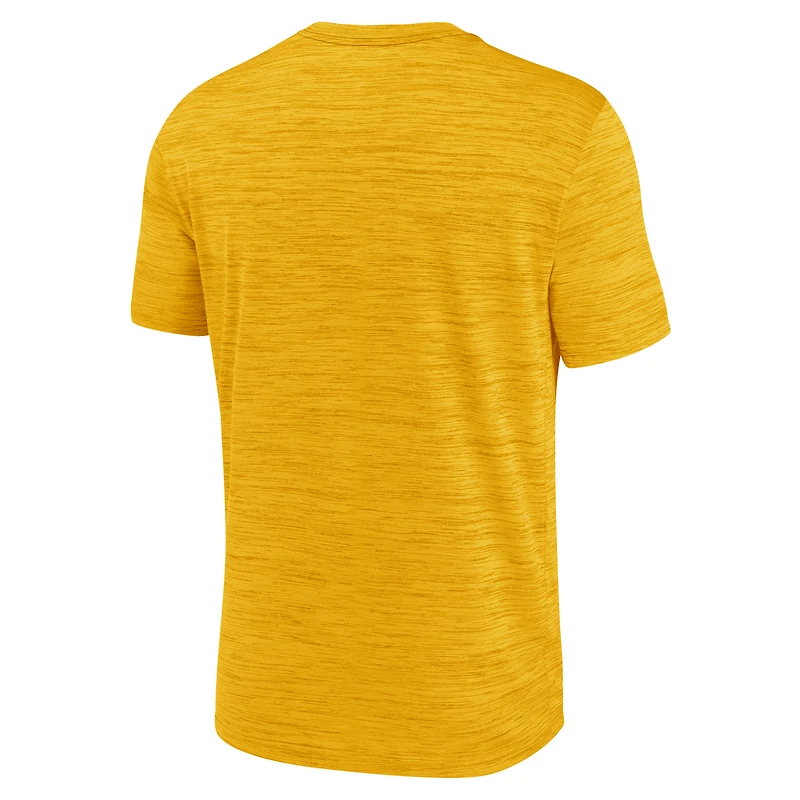 T-shirt Nike Gold Pittsburgh Pirates Authentic Collection City Connect Velocity Dri-FIT pour homme