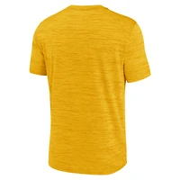 T-shirt Nike Gold Pittsburgh Pirates Authentic Collection City Connect Velocity Dri-FIT pour homme