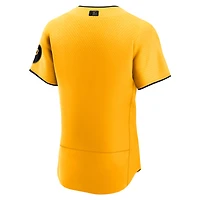 Men's Nike  Gold Pittsburgh Pirates City Connect Authentic Jersey