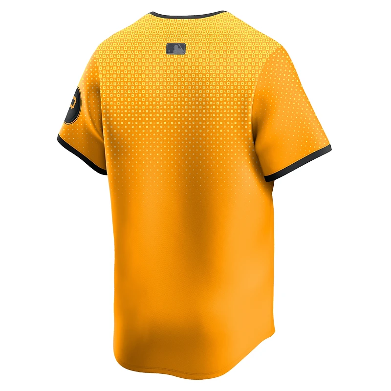Men's Nike  Gold Pittsburgh Pirates City Connect Limited Jersey