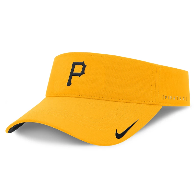 Men's Nike Gold Pittsburgh Pirates Primetime Bozz Ace Performance Adjustable Visor