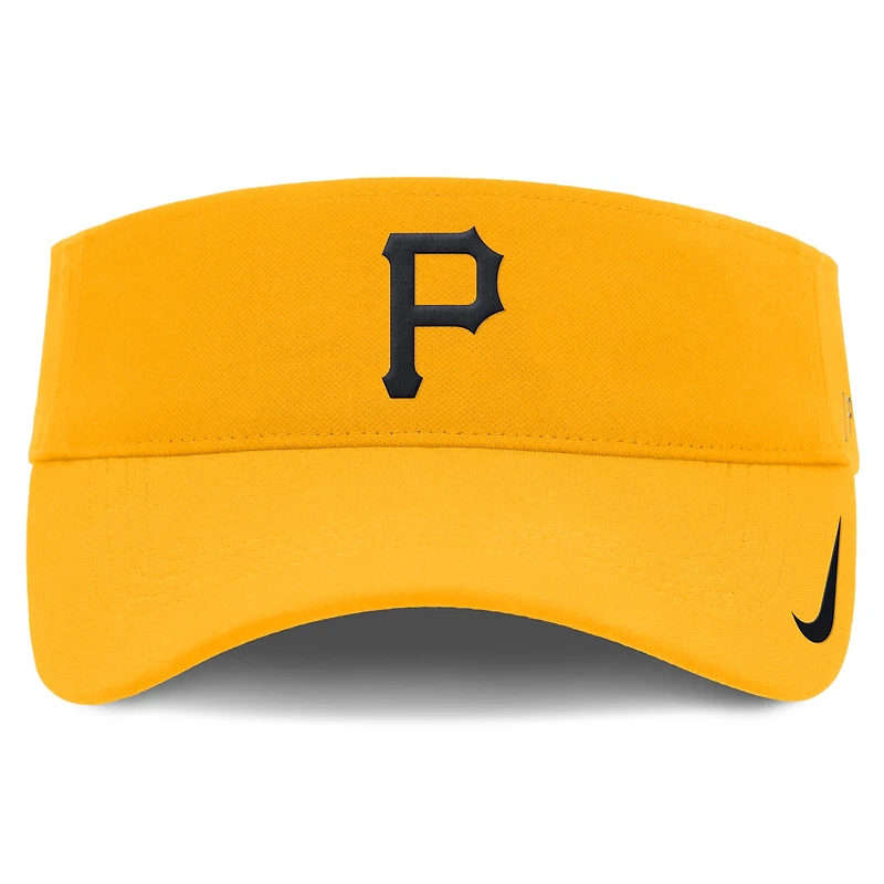 Men's Nike Gold Pittsburgh Pirates Primetime Bozz Ace Performance Adjustable Visor