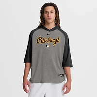 T-shirt à capuche Nike Authentic Collection Flux Dri-FIT gris Pittsburgh Pirates pour homme