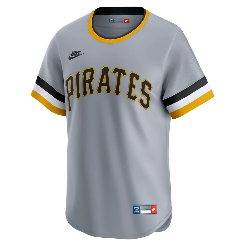 Maillot Nike gris Pittsburgh Pirates Cooperstown Collection Limited pour homme